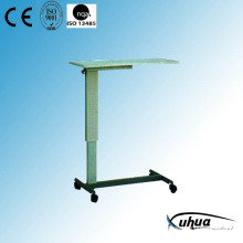 High Quality Spraying Steel Hospital Overbed Table (L-5)